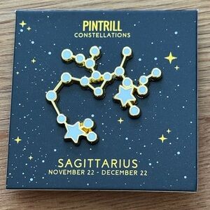 Sagittarius Zodiac Enamel Pin | Pintrill Constellation